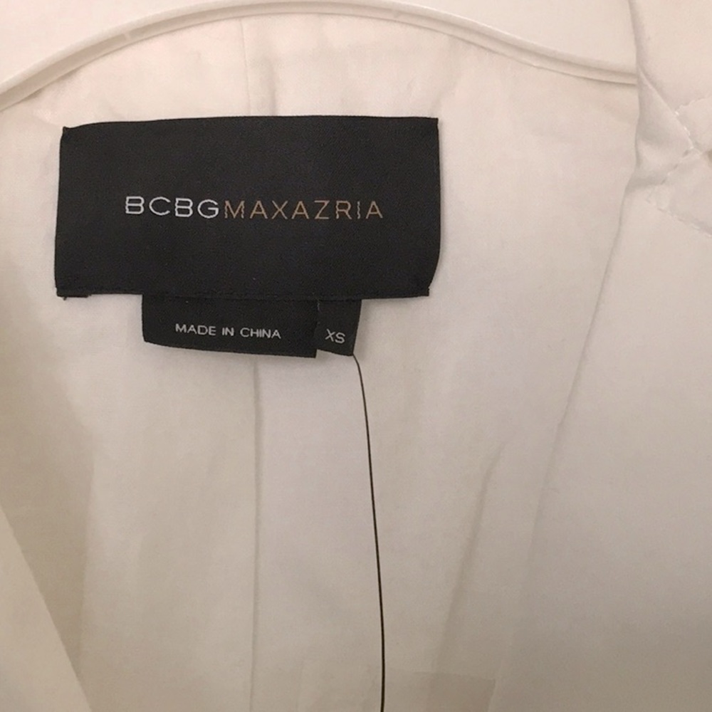 BCBGMAXAZRIA NWOT cotton blend lined jacket blazer - Picture 2 of 13